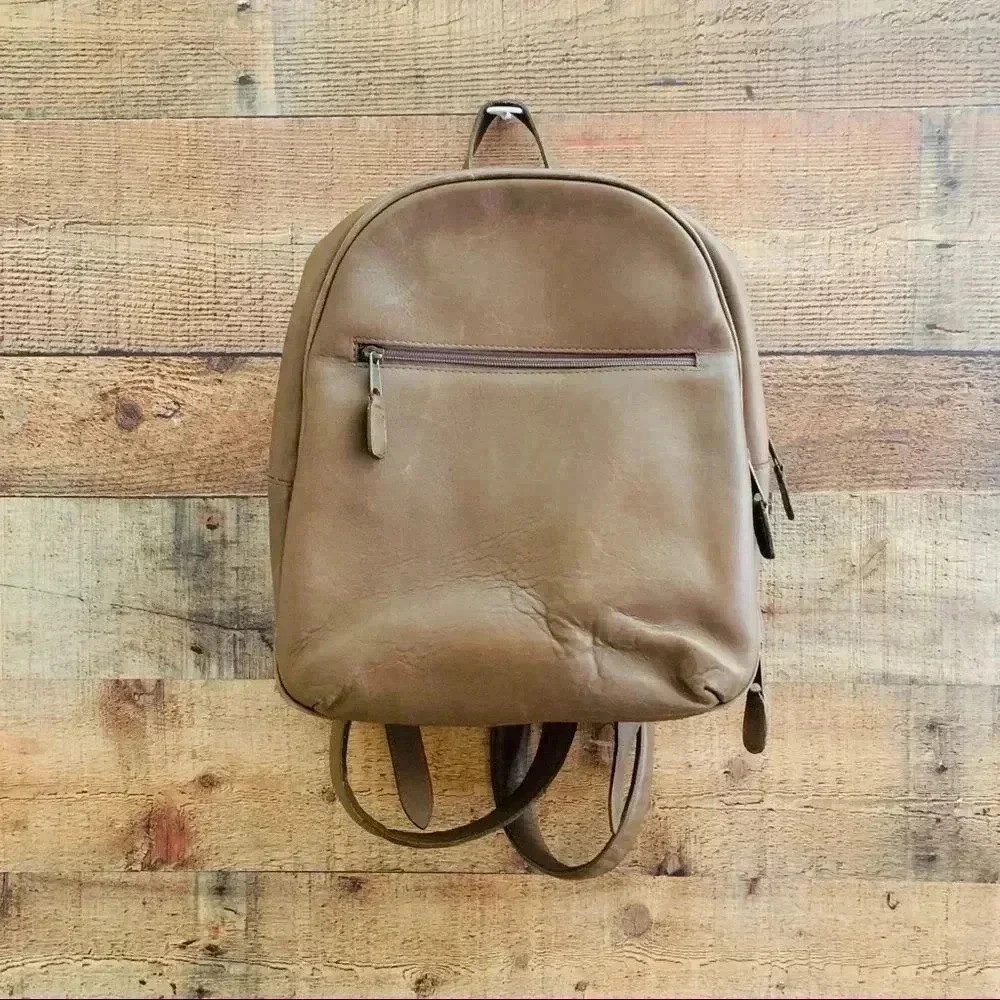M. London Leather Backpack